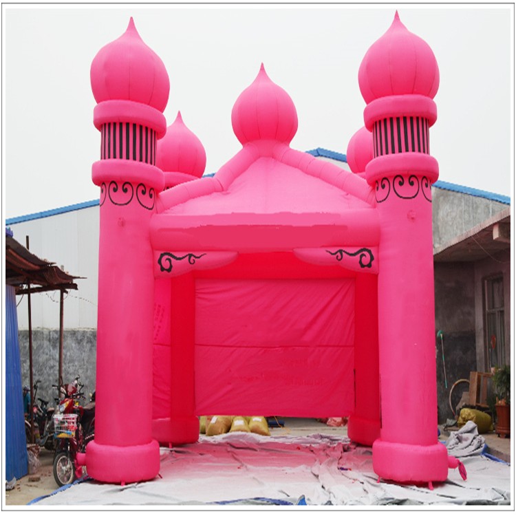 延平粉色帐篷